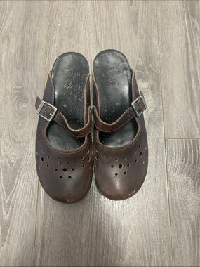 Brown Leather Dansko womens Shoes
